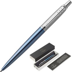 Ручка шариковая Parker Jotter Waterloo Blue CT цвет чернил синий цвет корпуса голубой (артикул производителя 1953191)